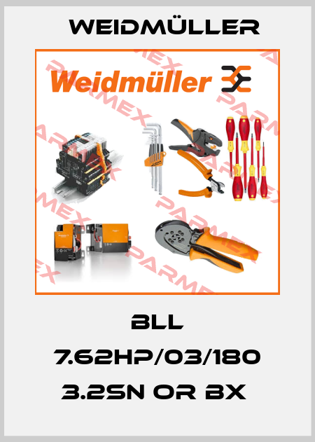 BLL 7.62HP/03/180 3.2SN OR BX  Weidmüller