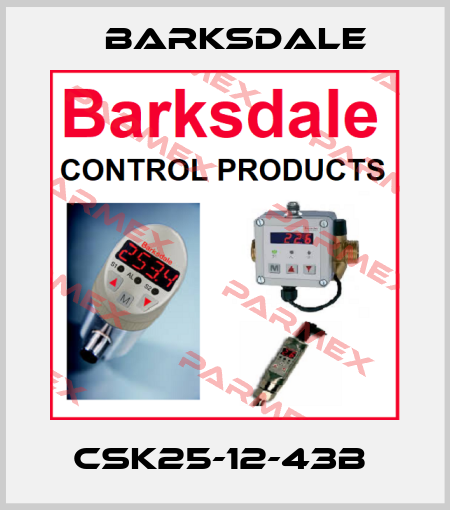 CSK25-12-43B  Barksdale