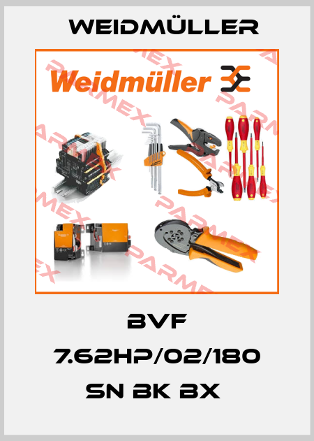 BVF 7.62HP/02/180 SN BK BX  Weidmüller