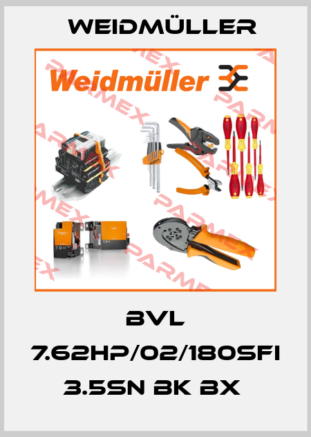 BVL 7.62HP/02/180SFI 3.5SN BK BX  Weidmüller