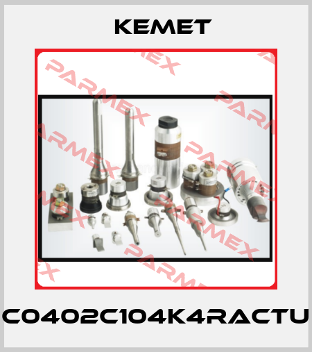 C0402C104K4RACTU Kemet