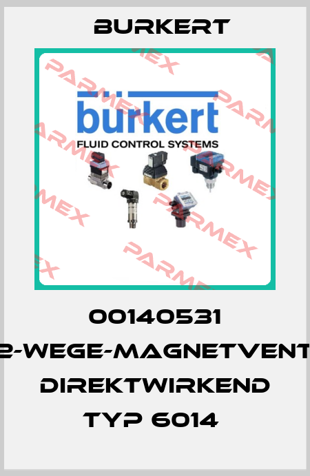 00140531 3/2-WEGE-MAGNETVENTIL, DIREKTWIRKEND TYP 6014  Burkert