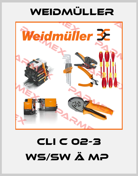 CLI C 02-3 WS/SW Ä MP  Weidmüller
