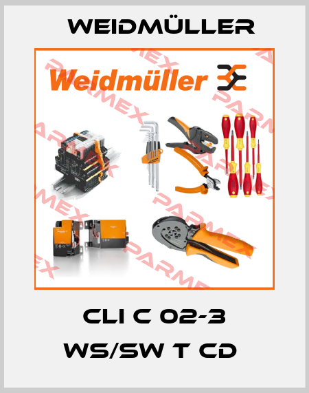 CLI C 02-3 WS/SW T CD  Weidmüller