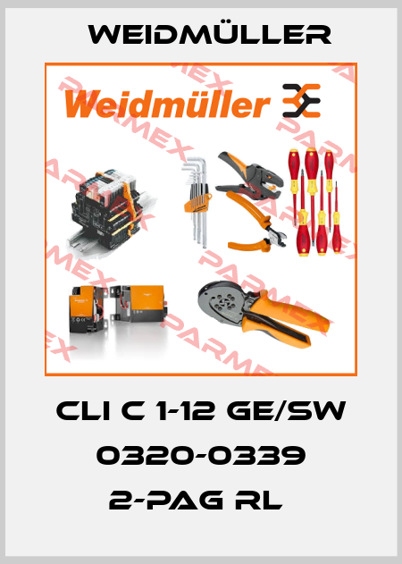 CLI C 1-12 GE/SW 0320-0339 2-PAG RL  Weidmüller