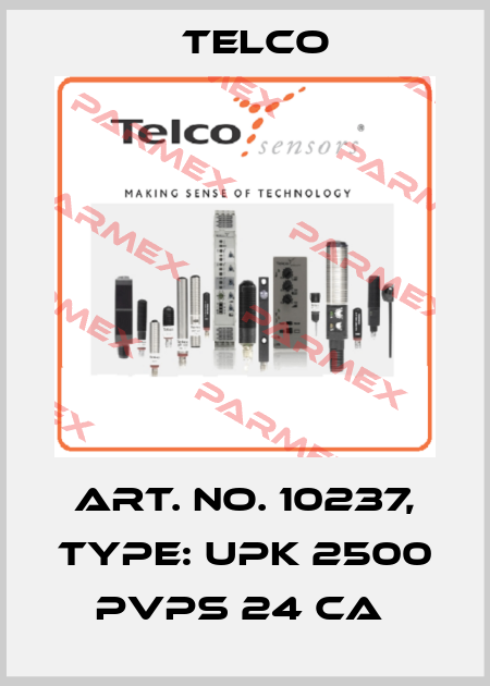Art. No. 10237, Type: UPK 2500 PVPS 24 CA  Telco