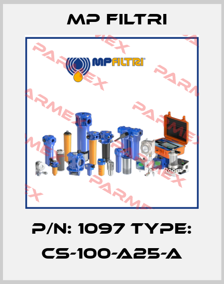 P/N: 1097 Type: CS-100-A25-A MP Filtri