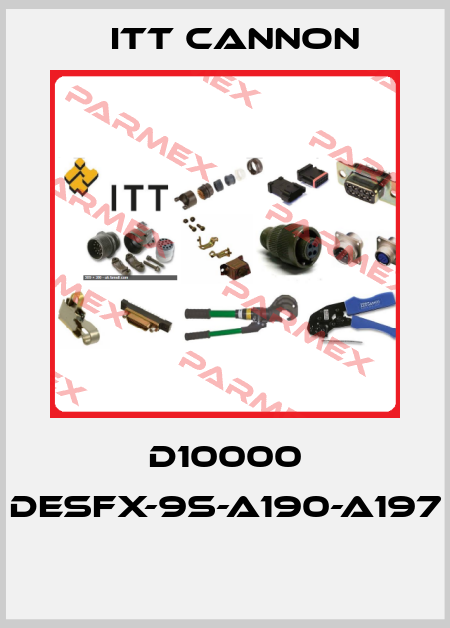 D10000 DESFX-9S-A190-A197  Itt Cannon
