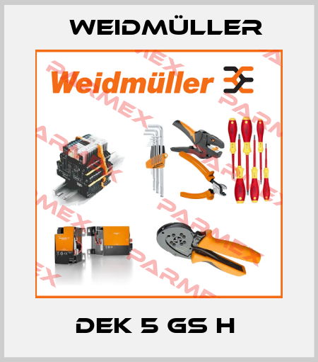DEK 5 GS H  Weidmüller
