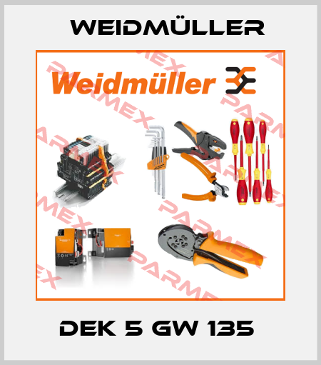 DEK 5 GW 135  Weidmüller