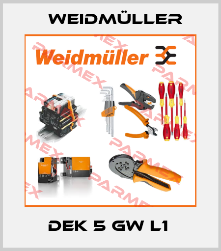 DEK 5 GW L1  Weidmüller
