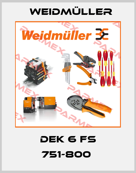 DEK 6 FS 751-800  Weidmüller