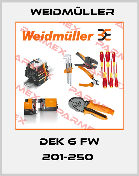 DEK 6 FW 201-250  Weidmüller