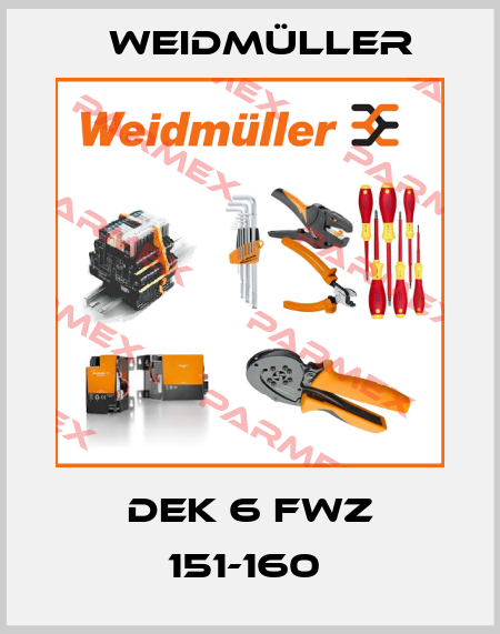 DEK 6 FWZ 151-160  Weidmüller