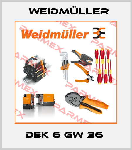 DEK 6 GW 36  Weidmüller