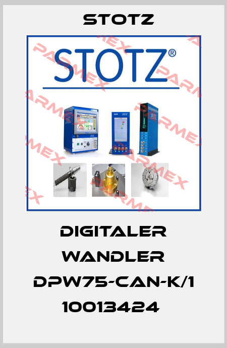 DIGITALER WANDLER DPW75-CAN-K/1 10013424  Stotz