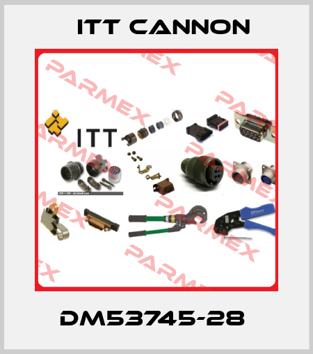 DM53745-28  Itt Cannon