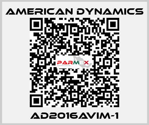 AD2016AVIM-1 AMERICAN DYNAMICS