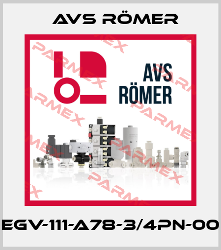 EGV-111-A78-3/4PN-00 Avs Römer