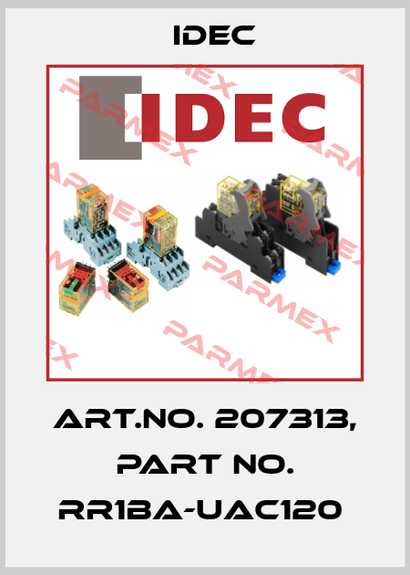 Art.No. 207313, Part No. RR1BA-UAC120  Idec