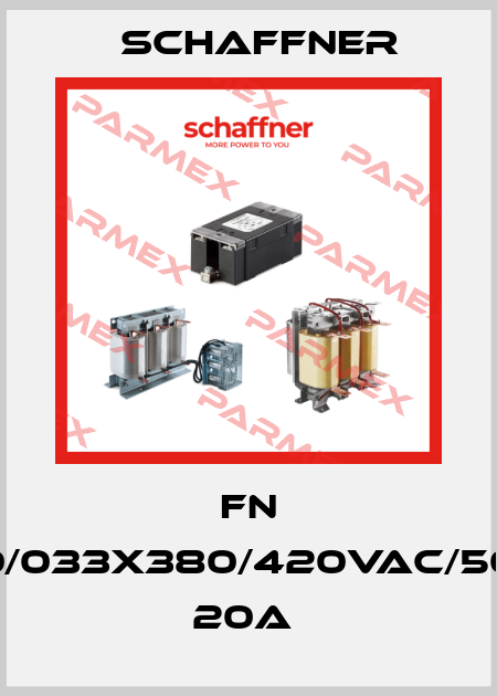 FN 355-20/033X380/420VAC/50-60HZ 20A  Schaffner