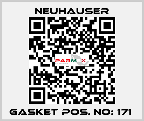 GASKET POS. NO: 171  Neuhauser