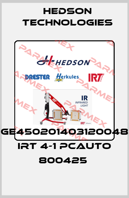 GE450201403120048 IRT 4-1 PCAUTO 800425  Hedson Technologies