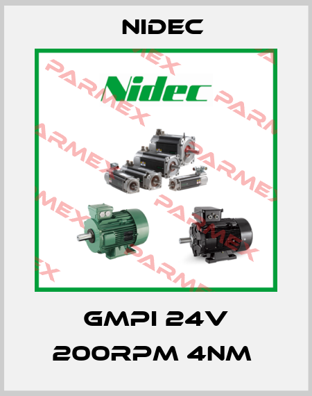 GMPI 24V 200RPM 4NM  Nidec