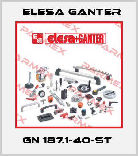 GN 187.1-40-ST  Elesa Ganter