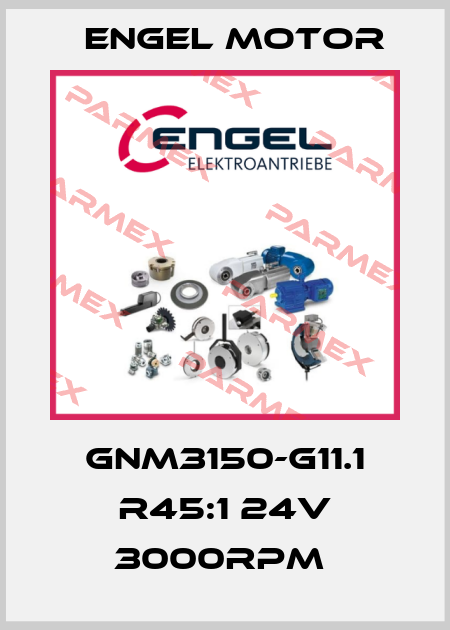 GNM3150-G11.1 R45:1 24V 3000RPM  Engel Motor