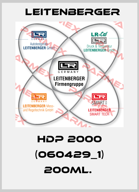 HDP 2000 (060429_1) 200ML.  Leitenberger