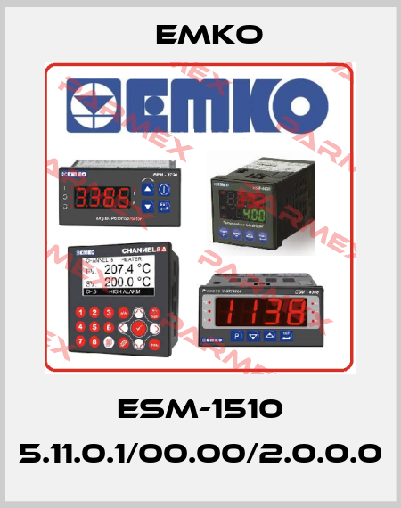 ESM-1510 5.11.0.1/00.00/2.0.0.0 EMKO