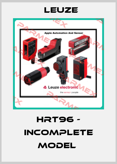 HRT96 - INCOMPLETE MODEL  Leuze