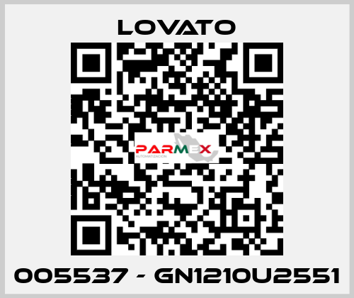 005537 - GN1210U2551  Lovato