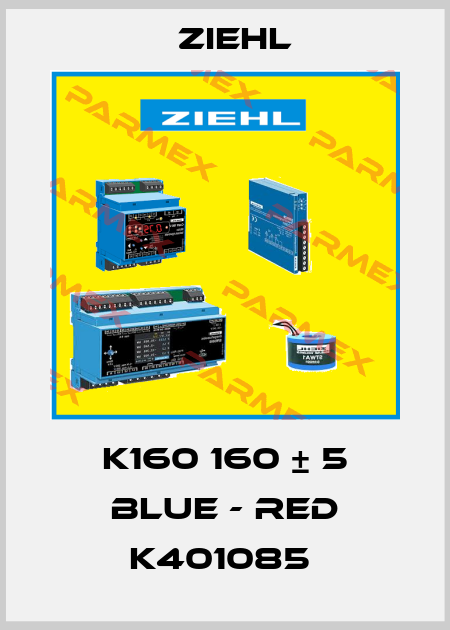 K160 160 ± 5 BLUE - RED K401085  Ziehl
