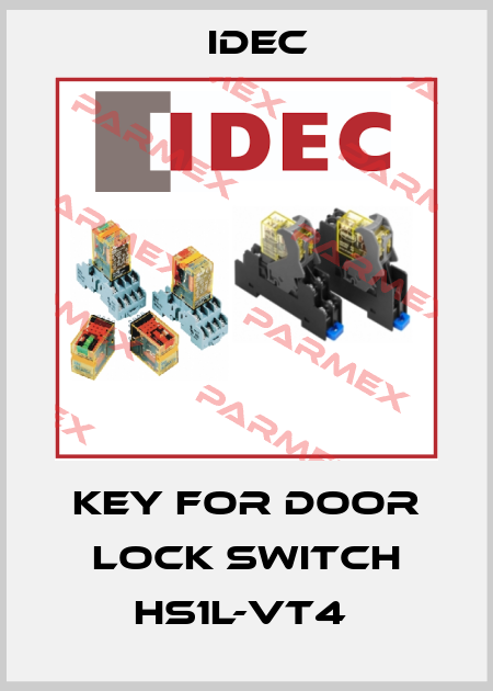 KEY FOR DOOR LOCK SWITCH HS1L-VT4  Idec