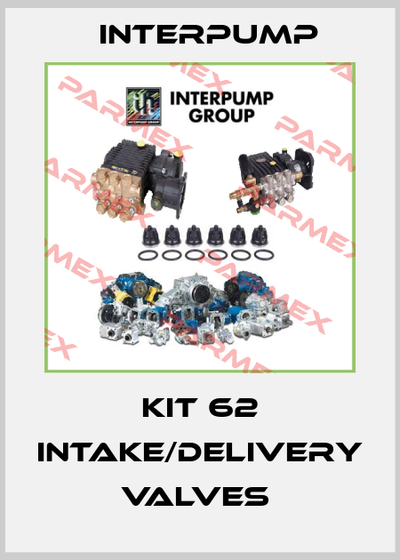 KIT 62 INTAKE/DELIVERY VALVES  Interpump