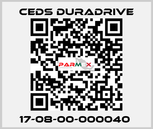 17-08-00-000040  Ceds Duradrive