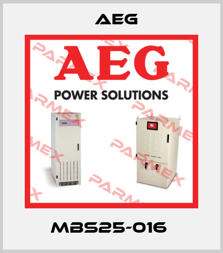 MBS25-016  AEG