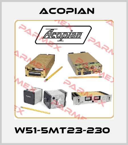 W51-5MT23-230  Acopian
