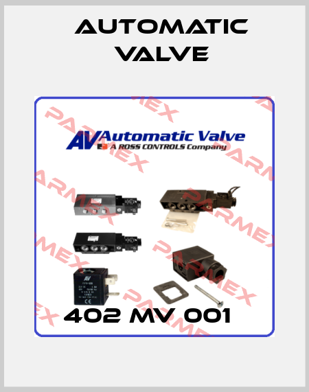402 MV 001   Automatic Valve