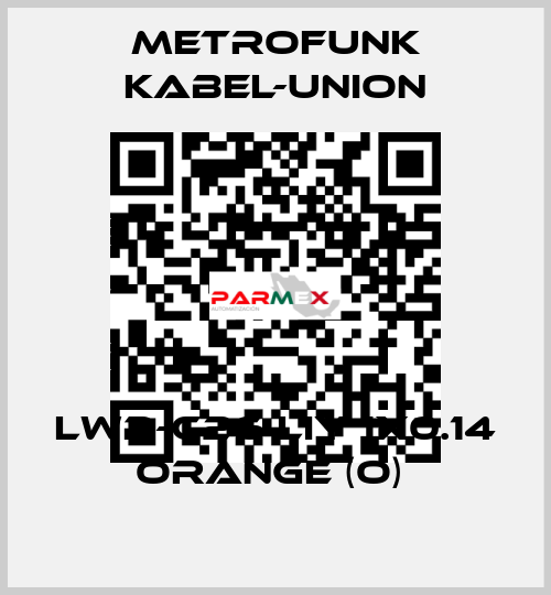  LWP-C26 LIY 1x0.14 orange (O)  METROFUNK KABEL-UNION