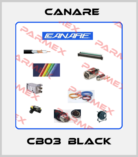 CB03  BLACK Canare