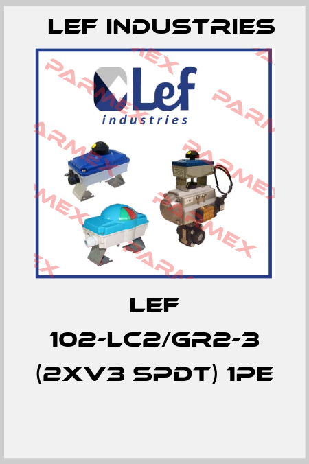 LEF 102-LC2/GR2-3 (2XV3 SPDT) 1PE  Lef Industries