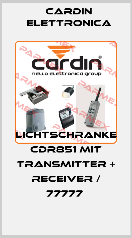 LICHTSCHRANKE CDR851 MIT TRANSMITTER + RECEIVER / 77777  Cardin Elettronica