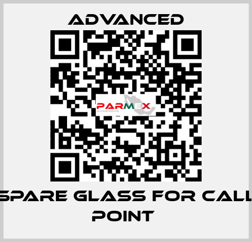 Spare Glass for Call Point  Advanced