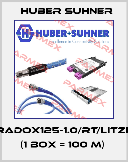 RADOX125-1.0/RT/LITZE (1 box = 100 m)  Huber Suhner