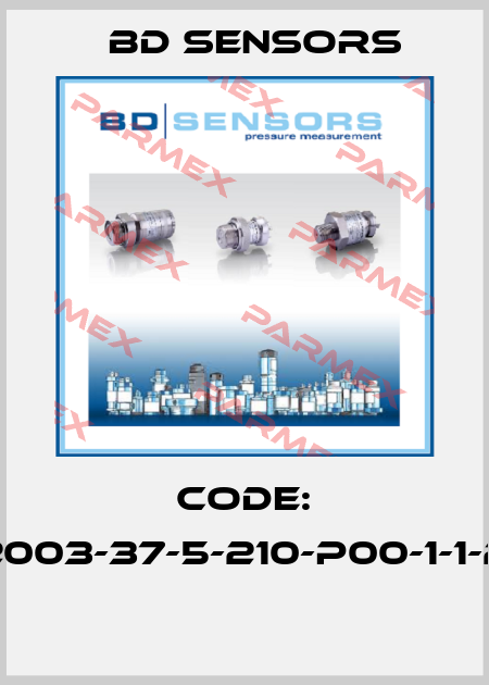 Code: 250-2003-37-5-210-P00-1-1-2-008  Bd Sensors