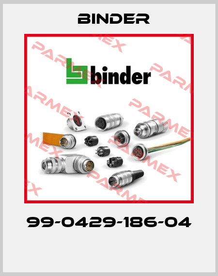 99-0429-186-04   Binder
