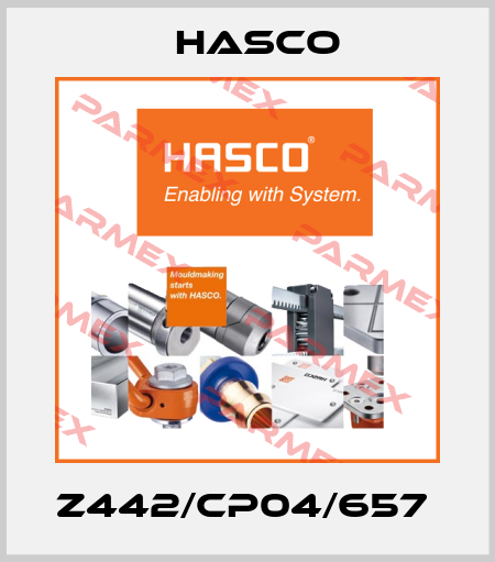 Z442/CP04/657  Hasco